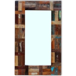 Miroir Bois de récupération massif 80x50 cm 516482516482