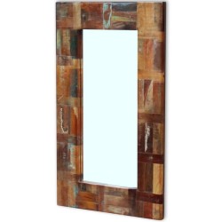 Miroir Bois de récupération massif 80x50 cm 516482516482