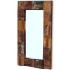 Miroir Bois de récupération massif 80x50 cm 516482516482