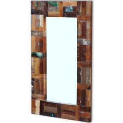 Miroir Bois de récupération massif 80x50 cm 516482516482