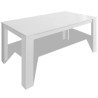 Table à manger 140x80x75 cm blanc 516483516483