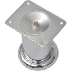 Pieds ronds de canapé 4 pcs Chrome 60 mm 516486516486