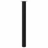 Pied de table télescopique 2 pcs Noir 710 mm - 1100 mm  516487516487