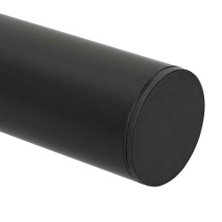 Pied de table télescopique 2 pcs Noir 710 mm - 1100 mm  516487516487