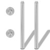 Pieds de table télescopiques Acier inoxydable  710 mm - 1100 mm 516488516488