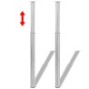 Pieds de table télescopiques Acier inoxydable  710 mm - 1100 mm 516488516488