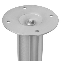 Pieds de table télescopiques Acier inoxydable  710 mm - 1100 mm 516488516488
