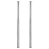 Pieds de table télescopique 2 pcs Chrome 710 mm - 1100 mm  516489516489