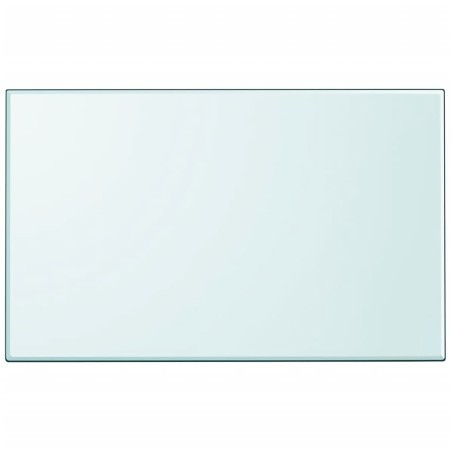 Dessus de table rectangulaire en verre trempé 1000 x 620 mm 516501516501