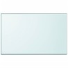 Dessus de table rectangulaire en verre trempé 1000 x 620 mm 516501516501