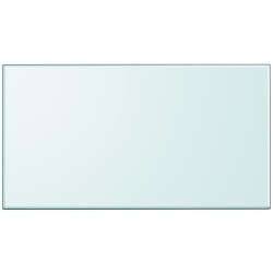 Dessus de table rectangulaire en verre trempé 1200 x 650 mm 516503516503