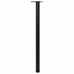 4 pieds de table réglables en hauteur Noir 1100 mm 516504516504