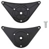 4 pieds de table réglables en hauteur Noir 1100 mm 516504516504