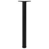 4 pieds de table réglables en hauteur 710 mm Noir 516505516505