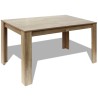 Table à manger 140x80x75 cm chêne 516506516506