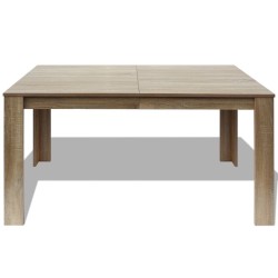 Table à manger 140x80x75 cm chêne 516506516506