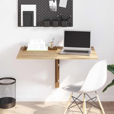 Table murale rabattable en chêne 100x60 cm 516507516507