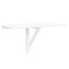 Table murale rabattable Blanc 100x60 cm 516508516508