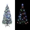 Arbre de Noël pré-éclairé avec support et LED 180 cm fibre optique 516511516511