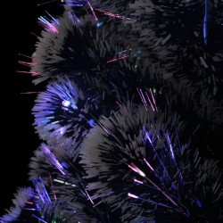 Arbre de Noël pré-éclairé avec support et LED 180 cm fibre optique 516511516511