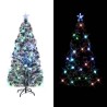 Arbre de Noël pré-éclairé avec support et LED 210 cm fibre optique 516514516514