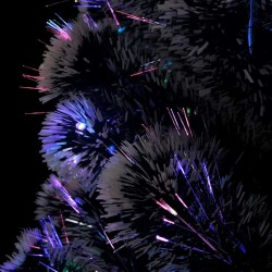 Arbre de Noël pré-éclairé avec support et LED 210 cm fibre optique 516514516514