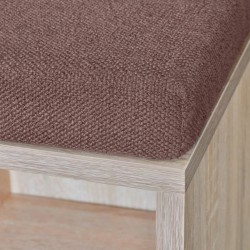 Banc de rangement à chaussures 10 compartiments Couleur chêne 516515516515