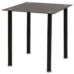Ensemble table et chaise de salle à manger 5 pièces noir 516518516518