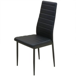 Ensemble table et chaise de salle à manger 5 pièces noir 516518516518
