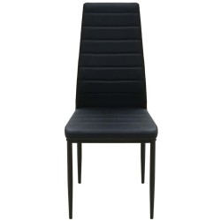 Ensemble table et chaise de salle à manger 5 pièces noir 516518516518