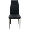 Ensemble table et chaise de salle à manger 5 pièces noir 516518516518