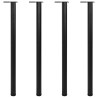 4 pieds de table réglables en hauteur Noir 1100 mm 516521516521
