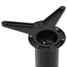 4 pieds de table réglables en hauteur Noir 1100 mm 516521516521
