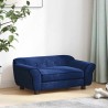 Canapé pour chien Bleu 72x45x30 cm Peluche 516557516557