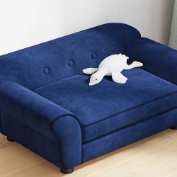 Canapé pour chien Bleu 72x45x30 cm Peluche 516557516557