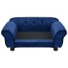 Canapé pour chien Bleu 72x45x30 cm Peluche 516557516557