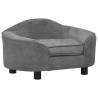 Canapé pour chien Gris 67x47x36 cm Peluche 516569516569
