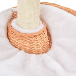 Arbre à chat avec griffoir en sisal Naturel Bois de saule 516581516581