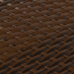 Paravent de balcon brun et noir 600x100 cm résine tressé 516599516599