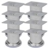 Pieds ronds de canapé 8 pcs Chrome 60 mm 516600516600