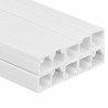 Goulotte de câble 20x10 mm 10 m PVC 516670516670