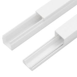 Goulotte de câble 10x10 mm 10 m PVC 516681516681