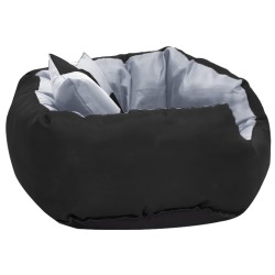 Coussin réversible lavable pour chien Gris et noir 65x50x20 cm 516692516692