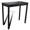 Set de 1 table de bar et 4 tabourets noir 516698516698