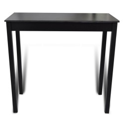Set de 1 table de bar et 4 tabourets noir 516698516698