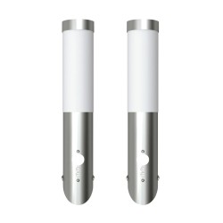 Applique murale design avec détecteur, inclinée (lot de 2) 516703516703