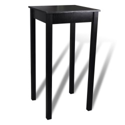 Set de 1 table de bar et 2 tabourets noir 516704516704