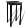 Set de 1 table de bar et 2 tabourets noir 516704516704
