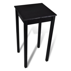 Set de 1 table de bar et 2 tabourets noir 516704516704