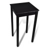 Set de 1 table de bar et 2 tabourets noir 516704516704